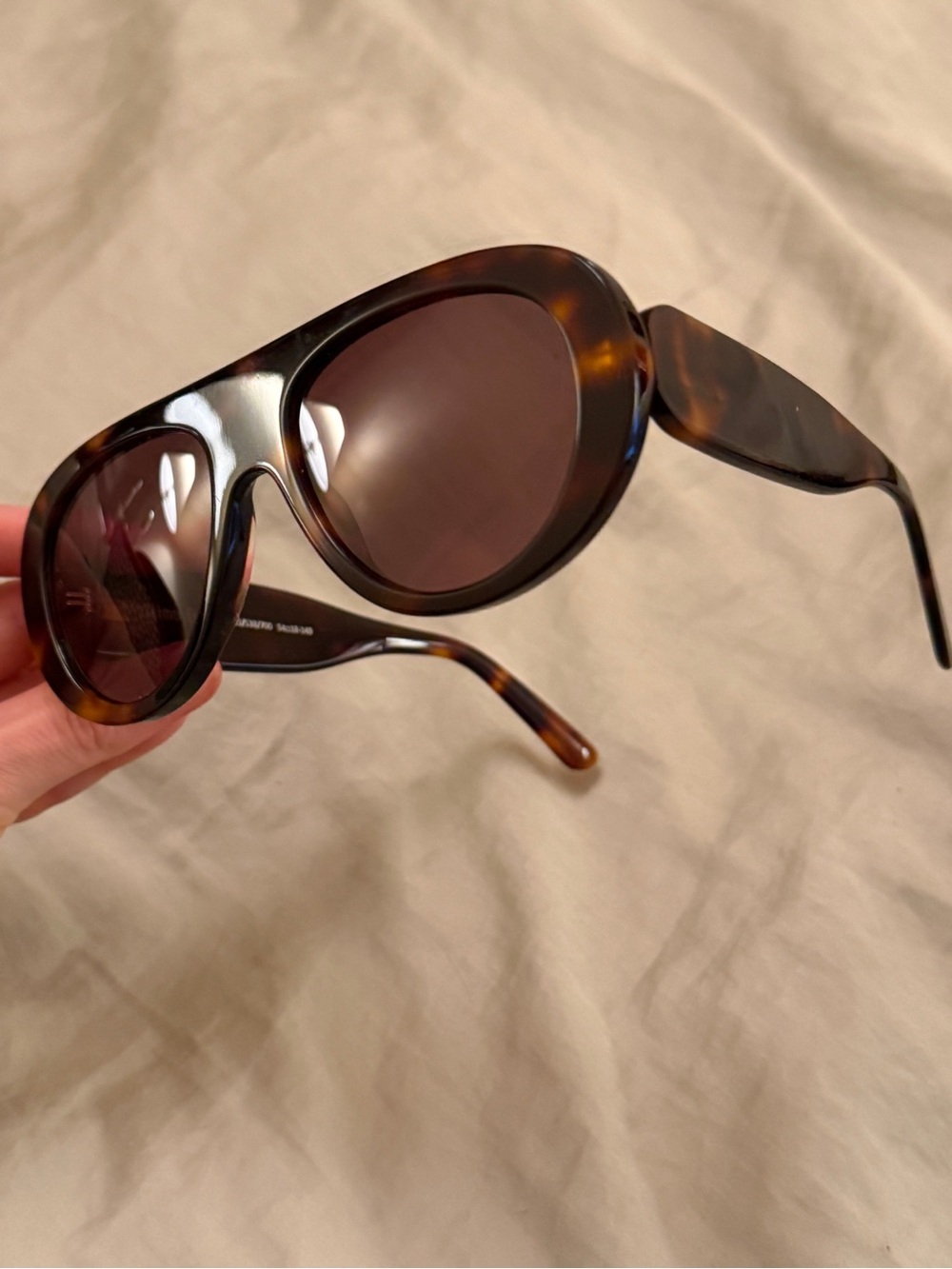 Massimo Dutti Tortoiseshell Frame Brown Lens Women's Sunglasses - Picture 7 of 9